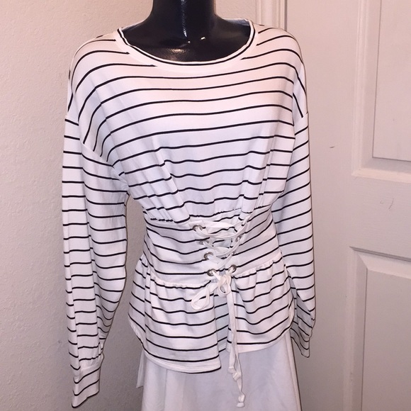 Express Tops - Express Long Sleeve Blouse